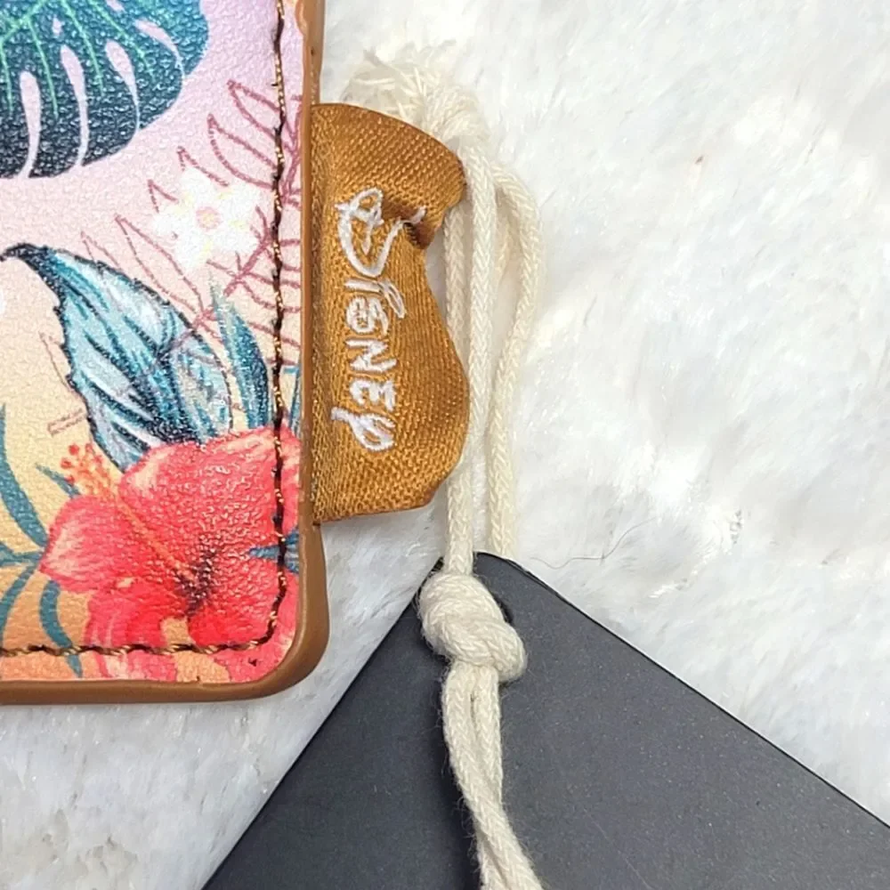 Loungefly Disney Stitch Tropical Flower Sunset Card Holder New OOS